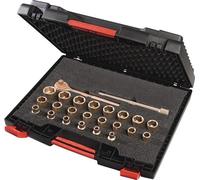 Coffret de clés à cliquet, 25 pièces, taille SW 10-32 mm, entraînement 1/2