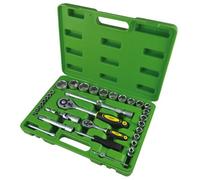 COFFRET DE CLES A DOUILLES 1/4 ET 1/2 COTES POUCES, IMPERIALES, US