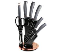 Coffret de Couteaux Berlinger Haus BH-2566 Noir 8 Pièces Moonlight Collection
