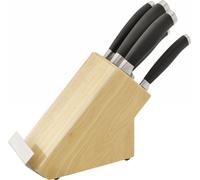 Coffret de couteaux Stellar-James Martin, acier inoxydable/bois, 34 x 11 x 31 cm, marron/argent/noir