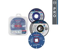 Coffret de disques à tronçonner et plateau à lamelle Ø125mm BOSCH