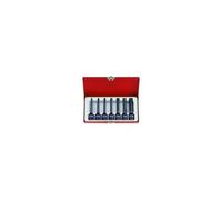 Coffret de douilles 1/2" longues 6 Pans à choc - 7 pièces - 4457mp