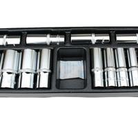 Coffret de Douilles 1/2 Pouce, 14 Pièces, 10-32mm, Chrome Vanadium