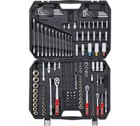 Coffret de douilles 1/4' 3/8' 1/2' - 198 pcs DRAKKAR TOOLS - 67702