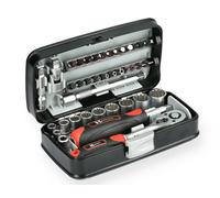 Coffret de douilles 1/4' compact 38 pièces HANGER 251005