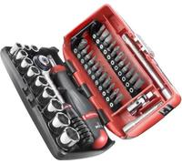 Coffret de Douilles 1/4'' FACOM R2NANOPB, 6 Pans Métriques, 38 Pièces, Diamètre 5.5 à 14mm