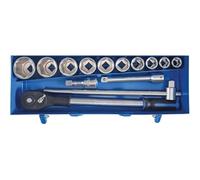 Coffret de Douilles 20 mm (3/4) - 14 pcs - Acier Résistant - Outils Polyvalents et Durables, Pro - D-Work