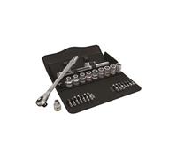 Wera Jeu de douilles ZYKLOP push Carré 1/2" 28 pièces