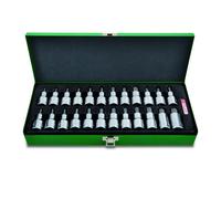 Coffret de douilles 6 pans, PH, SPLINE et TORX TOPTUL 1/2 pouces 24 pièce