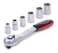 Coffret de Douilles 7 pcs 8-19 mm 3/8 - Acier Résistant - Précision et Polyvalence, Pro - D-Work
