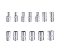 Coffret de douilles à hexagonaux Kit liquet 6,35 mm 4-14 mm | Coffret de Douilles Multifonction à Entraînement pour mécanicien, technicien, garage, auto, bricolage, dépannage routier
