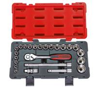 Coffret de douilles, cliquets et accessoires - ULTIMATE 1/2'' 24 pièces - KS TOOLS - 922.0623