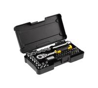 Coffret de douilles compact 1/4 STANLEY - Jeu de 37 pièces - STMT82672-0"
