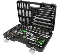 Coffret de douilles COMPETITION 1/4"+3/8", 91 pcs - KS Tools - 512.0092 COMPETITION