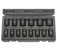 Coffret de douilles électriques 14 pièces dans un magasin en plastique 1/2" (12,7 mm)