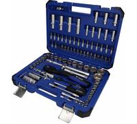 BRILLIANT TOOLS Coffret de douilles et cliquets BT023094 - 94 pièces 1/4" 1/2" Bleu/Noir