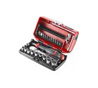 Coffret de douilles et embouts FACOM - 1/4 - 12 pans - 28 pcs