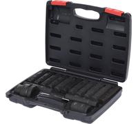 Coffret de douilles et embouts longs à chocs, 3/4' - 1', 16 pièces - KSTOOLS - 450.0420