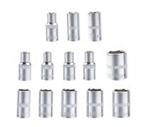 Coffret de douilles hexagonales liquet 1/4 de pouce pour douilles | de douilles industrielles pour mécanicien, technicien, garage, auto, bricolage, dépannage routier