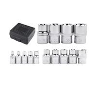 Coffret de douilles Outil à main portable robuste multifonction portable | de Douilles pour Garage Atelier Auto Mécanique Plomberie pour Projets Artisanaux Mécaniques Domestiques et Ateliers Intér