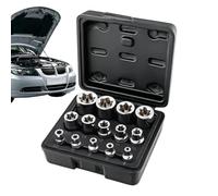 Coffret de douilles Outil à main portable robuste multifonction portable | de Douilles pour Garage Atelier Auto Mécanique Plomberie pour Projets Artisanaux Mécaniques Domestiques et Ateliers Intér