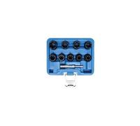 Coffret de douilles spiralées - extracteur de vis - 12,5 mm - 10 pcs - 5266
