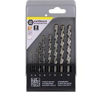 Coffret de foret à béton standard Master Tools - 8 pièces