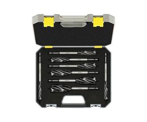 Coffret de Foret à Bois avce Pointe Pilote Professionnel Mèche à Tarière pour Bois 10mm/12mm/14mm/16mm/18mm/20mm/22mm/25mm