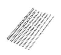 Coffret de Forets, 8pcs Forets Hélicoïdaux Extra Longs, Foret Metaux Extra Longue, Forets en Acier Haute Vitesse 4-10mm pour Le Métal, Le Acier Inoxydable, Le Bois et Le Plastique