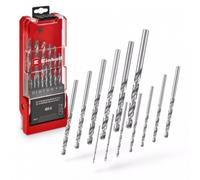 Einhell Jeu de 13 forets à métaux HSS-G – acier HSS 4241, pointe Split-Point 135°, queue ronde