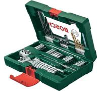 Coffret de Forets et Embouts BOSCH V-Line, 48 pièces, TiN, Tige Magnétique, Forets Métaux/Bois/Matériaux