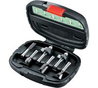 Coffret de Fraises Bosch, 6 pièces, 8mm, Carbure de Tungstène, Pour Bois Massif, Composite et Synthétique