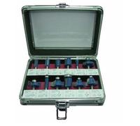 Coffret de fraises de défonceuse, queue de 8 mm, 3 plaquettes carbure FAMMAB