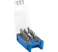 Coffret de fraises HSS PFERD 83 18 pièces coupe 3 dia. 12/8/6mm dia. 6mm universel moyen fin