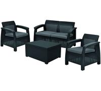 Coffret de jardin Allibert Corfu Box - Graphite