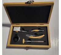 THE CONCEPT FACTORY Coffret vin KV7391 Bambou 5 accessoires Marron Compact pour dégustation
