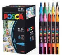 Coffret de marqueurs pigmentaires Posca, 15 couleurs