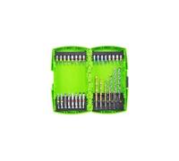 Coffret de mèches et embouts - ELEM TECHNIC - 34 pièces - Titane - Acier - Vendu en pack