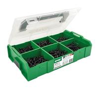 Coffret de montage SPAX L-BOXX Mini BLAX, kit de vis avec 800 vis noires universelles en 6 dimensions, 3 embouts T-STAR plus T20 inclus - 5000009162029