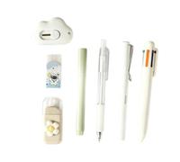 Coffret de papeterie avec Gomme Ruban Correcteur Surligneur Fournitures