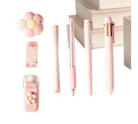 Coffret de papeterie avec Gomme Ruban Correcteur Surligneur Fournitures