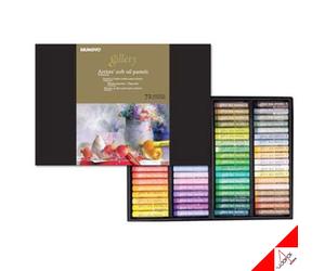 Coffret de papier pastel à l'huile doux professionnel Mungyo MOPV-72, 72...