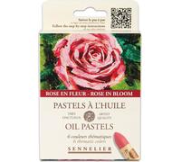 Coffret de pastels à l'huile Sennelier - Rose en fleur - contenant 6 pastels à l'huile N132519.64