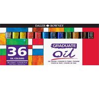 Coffret de peintures à l'huile Daler Rowney Graduate, 36 x 22 ml