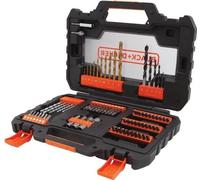 Coffret de Perçage Vissage BLACK+DECKER A7231-XJ, 76 Accessoires, Forets, Douilles, Embouts