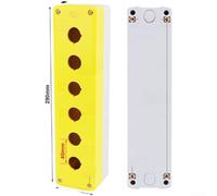 Coffret de Protection IP65 pour Interrupteur Push(6 Holes) | Protection IP65 totale, étanche et pour anti- pour poussière, pour idéal environnements humides, 1 trou pré-percé