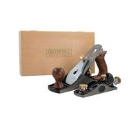 Coffret de rabots Faithfull n° 4 et n° 6012 dans un coffret - Rabots à main en fonte usinés avec précision pour le lissage, l'ébarbage, le travail du bois de bout et le travail du bois