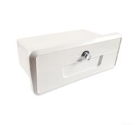 Coffret de Rangement Bateau ABS avec 2 Porte-Gobelets | Design étanche, protège outils et valeurs, résistant à l'humidité, stockage sécurisé et sec