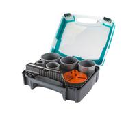 Coffret de scies cloches maçonnerie WOLFCRAFT 3464000 Ø33 à 83 mm - 7 pièces