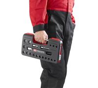 Coffret de serrage DTBOX 1/2'' 21pcs FACOM - SL.DBOX112PB - 2 rallonges - Ouvertures de 8 a 32 mm - 17 douilles 12 pans